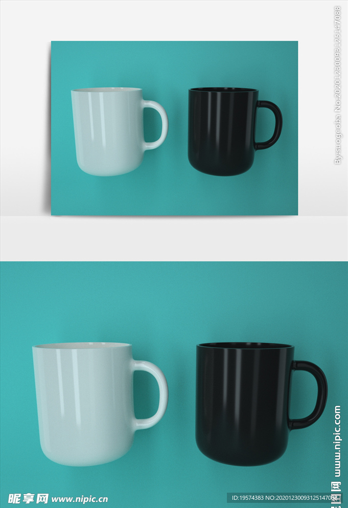 C4D 模型马克杯陶瓷杯