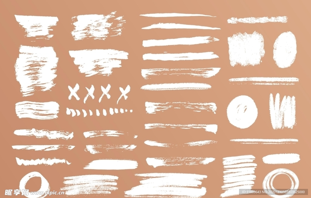 笔刷 展板背景模板