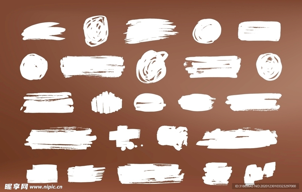 笔刷 展板背景模板