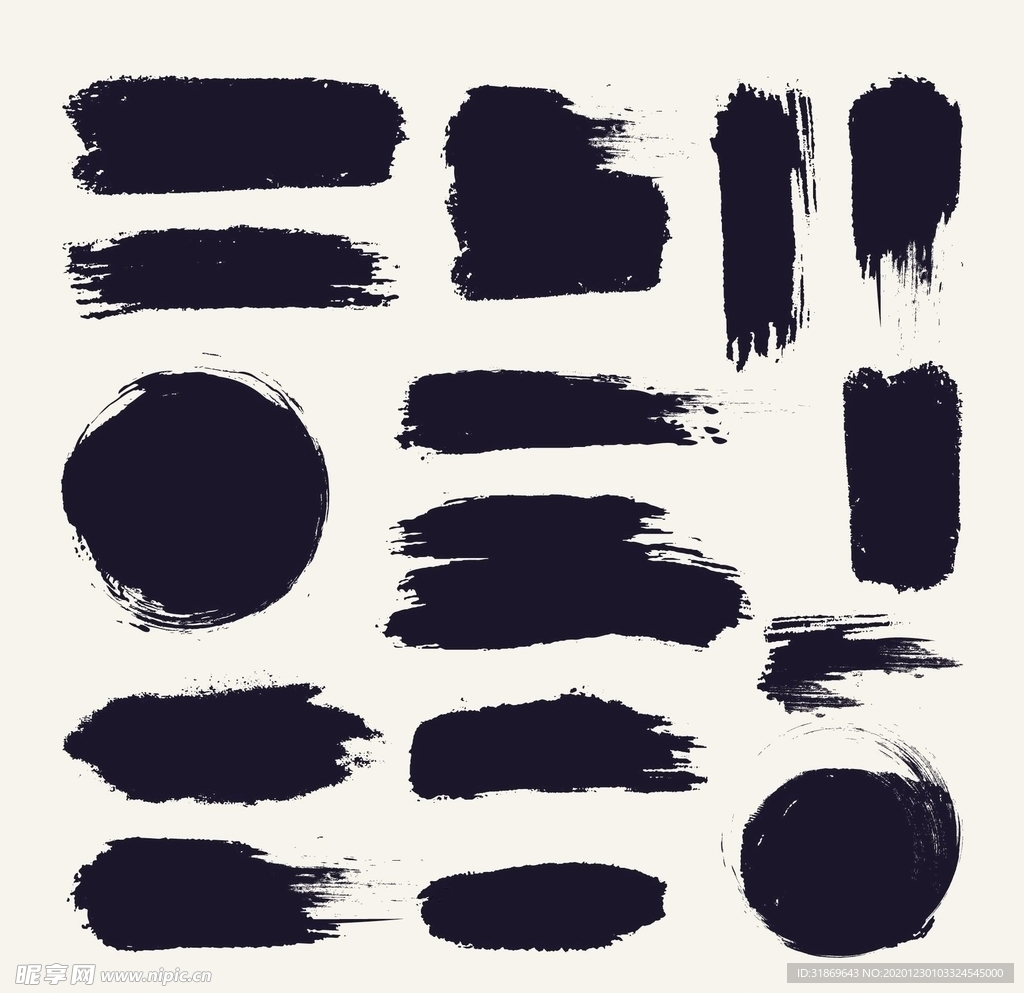 笔刷 展板背景模板