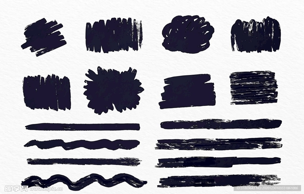 笔刷 展板背景模板