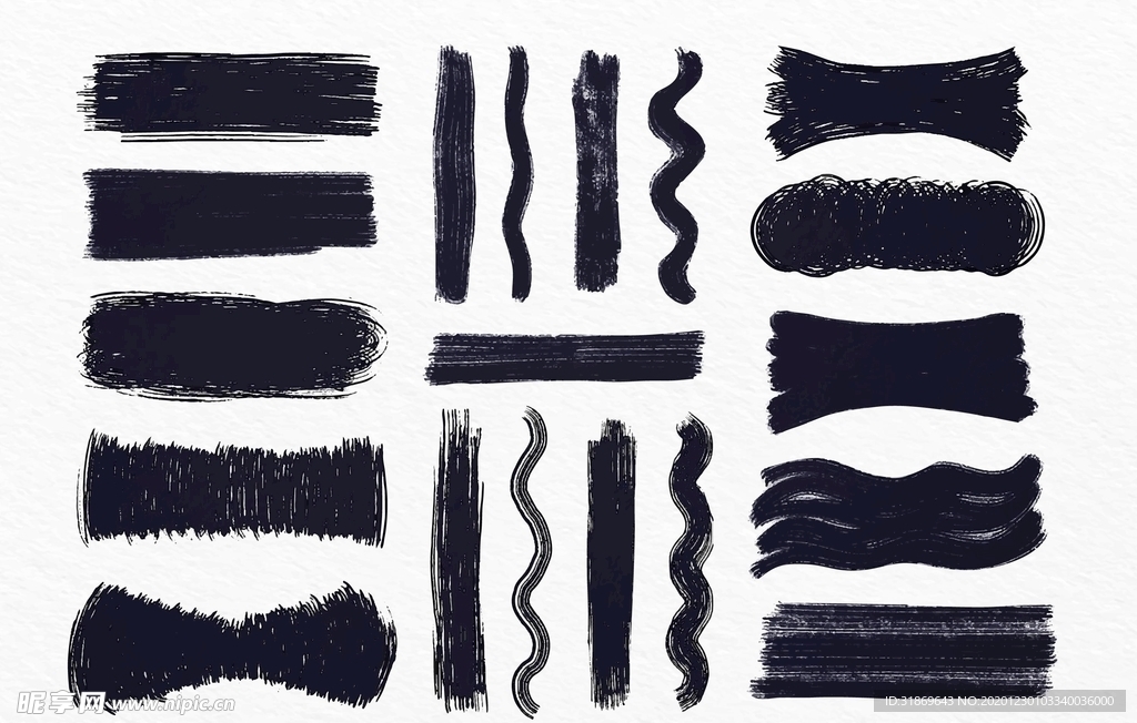 笔刷 展板背景模板