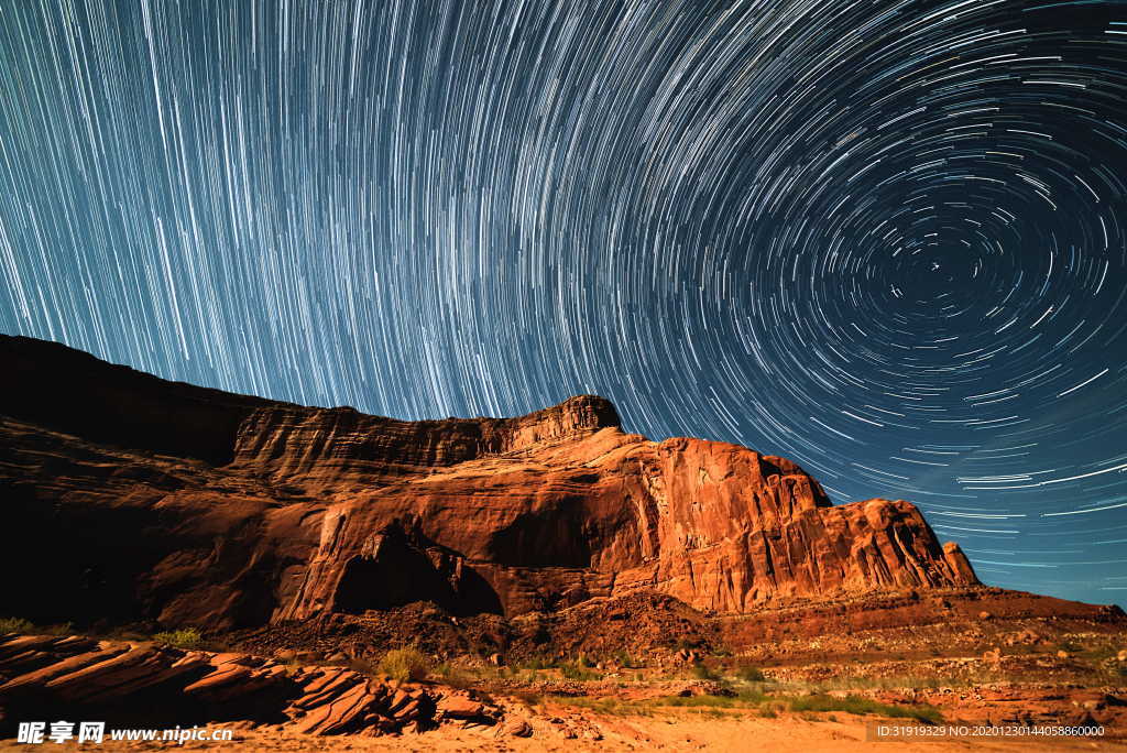 延时照片 星空 空间 天文学