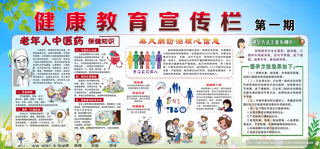 健康教育宣传栏