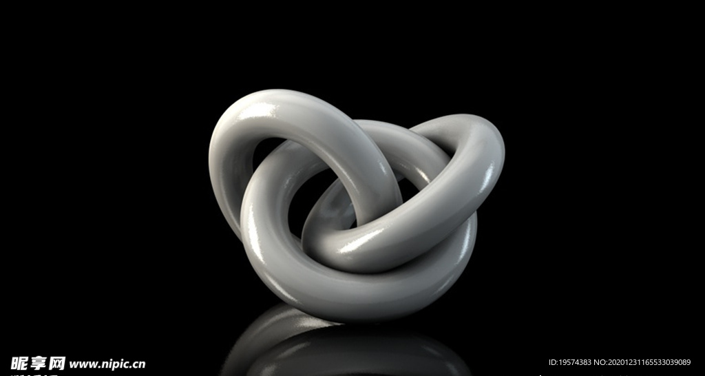 C4D 模型黑色场景背景