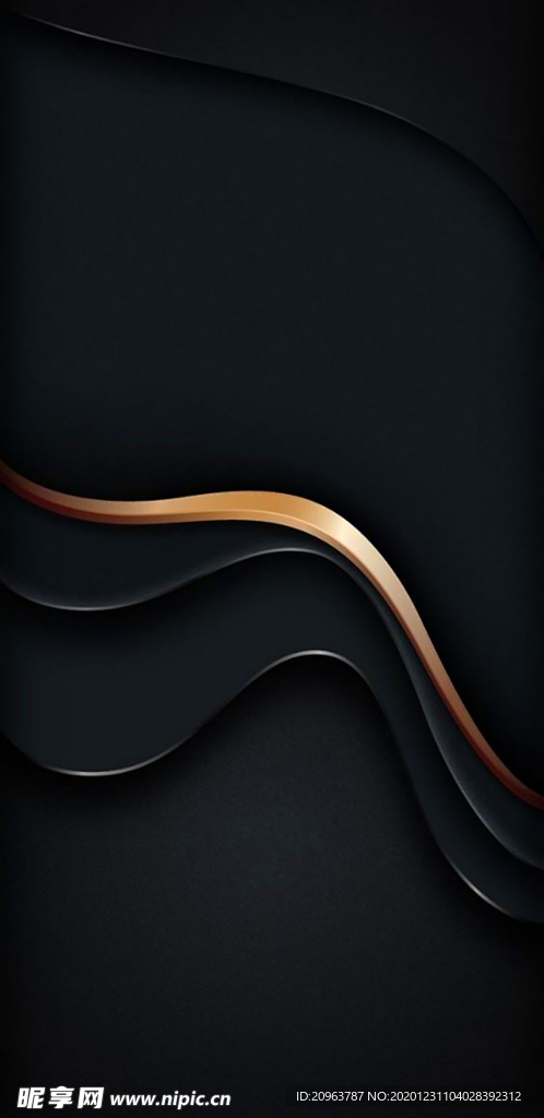 黑色 金色 壁纸