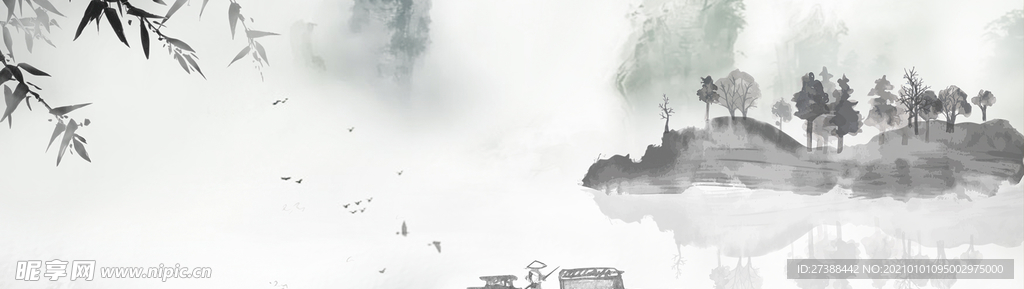 中国风 水墨 喜庆背景