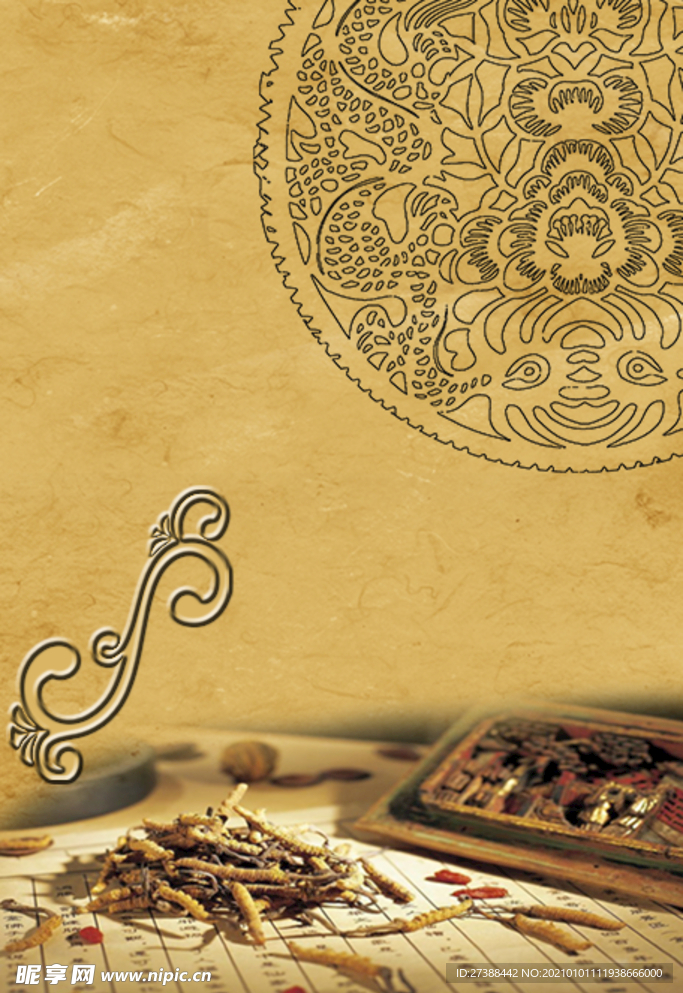 中国风 水墨 喜庆背景图片