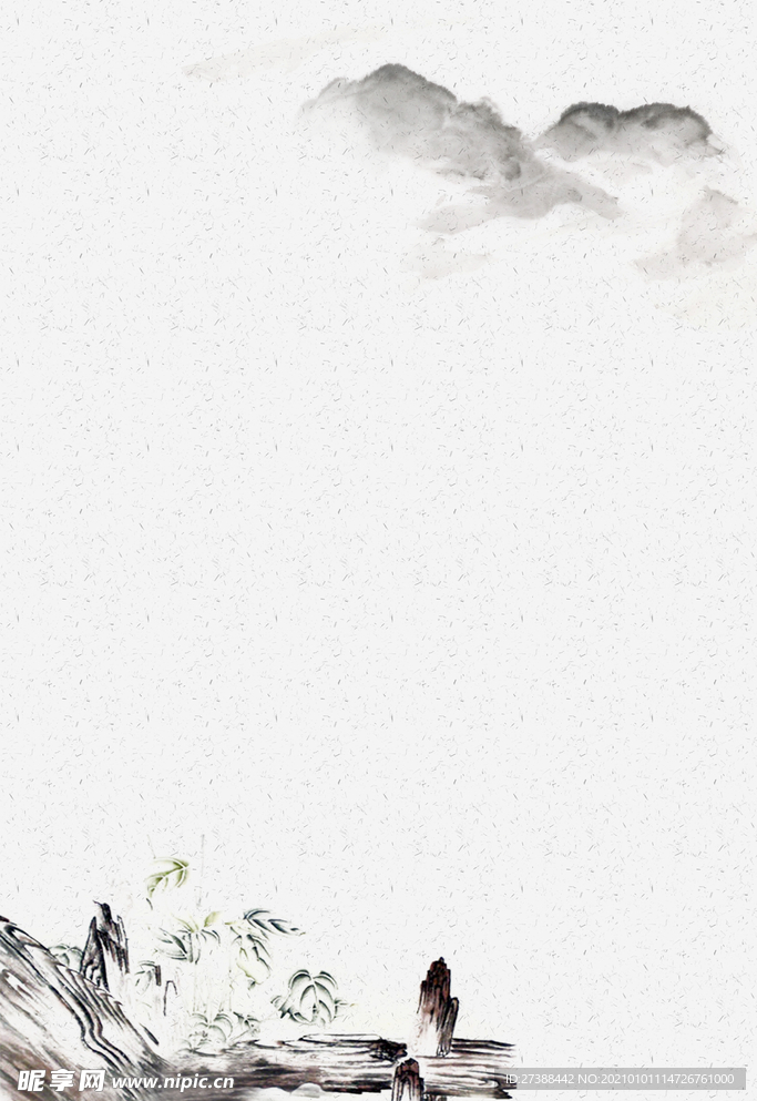 中国风 水墨 喜庆背景图片