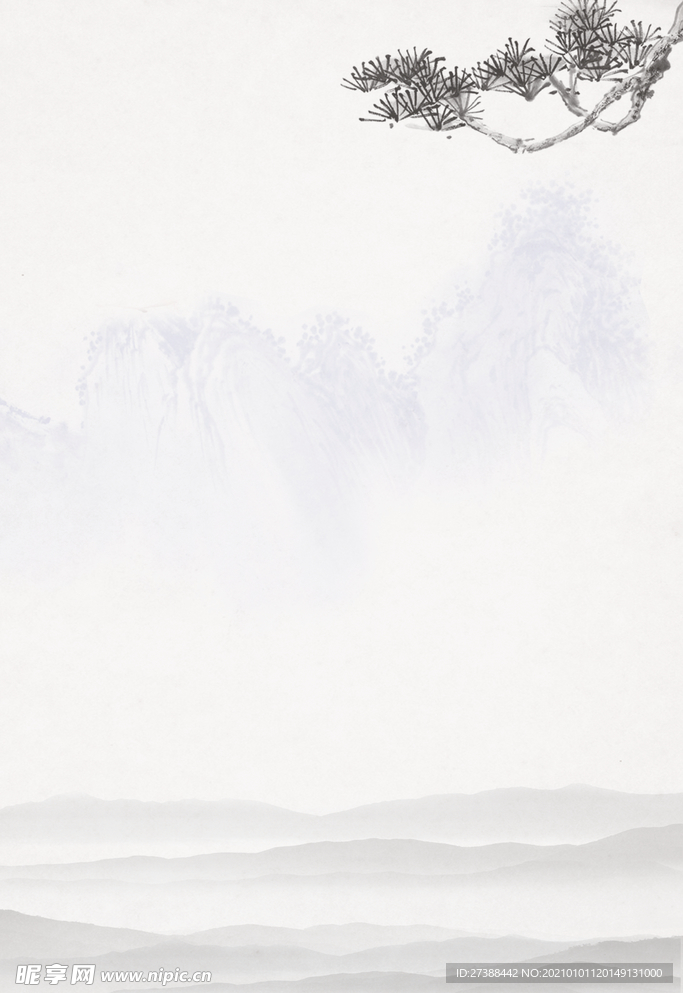 中国风 水墨 喜庆背景图片