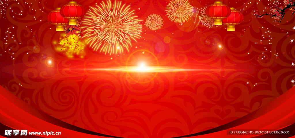 中国风 水墨 喜庆背景