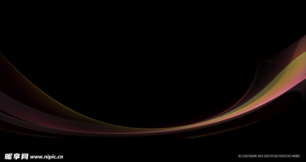 曲线光线背景