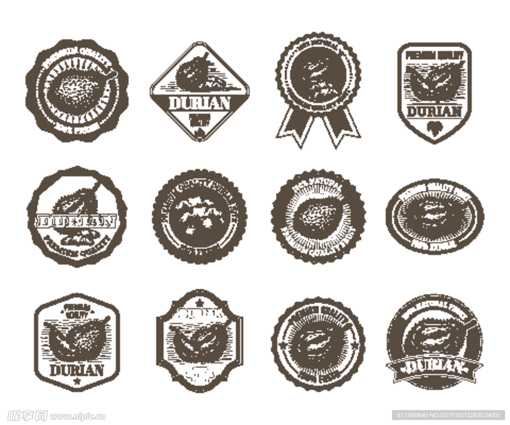 榴莲 水果 蔬菜