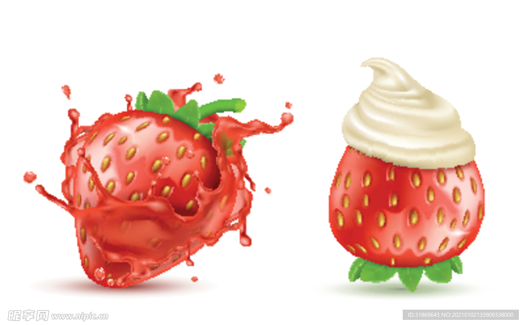 草莓 水果 蔬菜