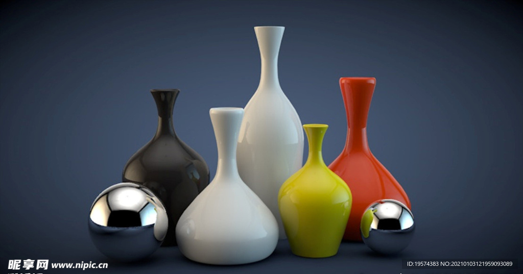 C4D 模型摄影棚产品场景布光