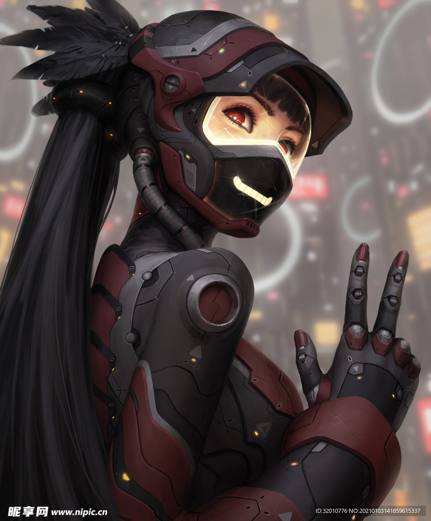 美女