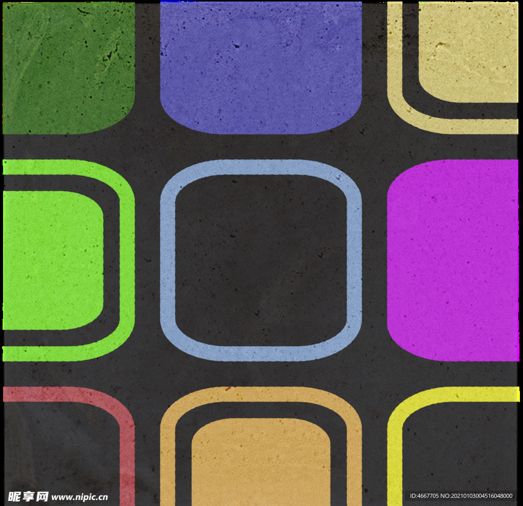 复古贴纸样机   怀旧潮流贴纸