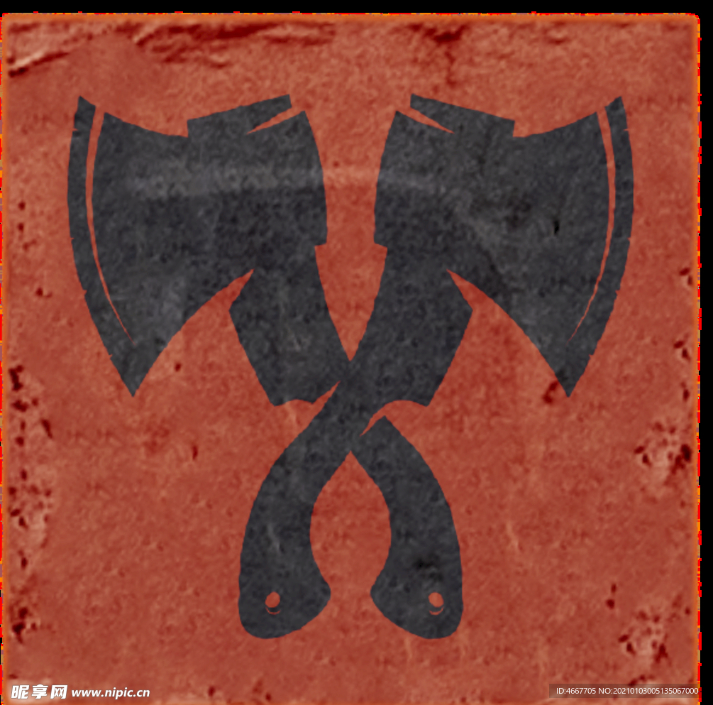 复古贴纸样机   怀旧潮流贴纸