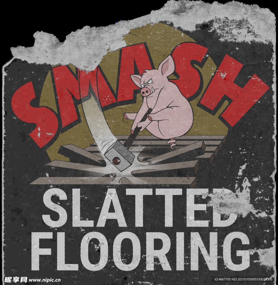 复古贴纸样机   怀旧潮流贴纸