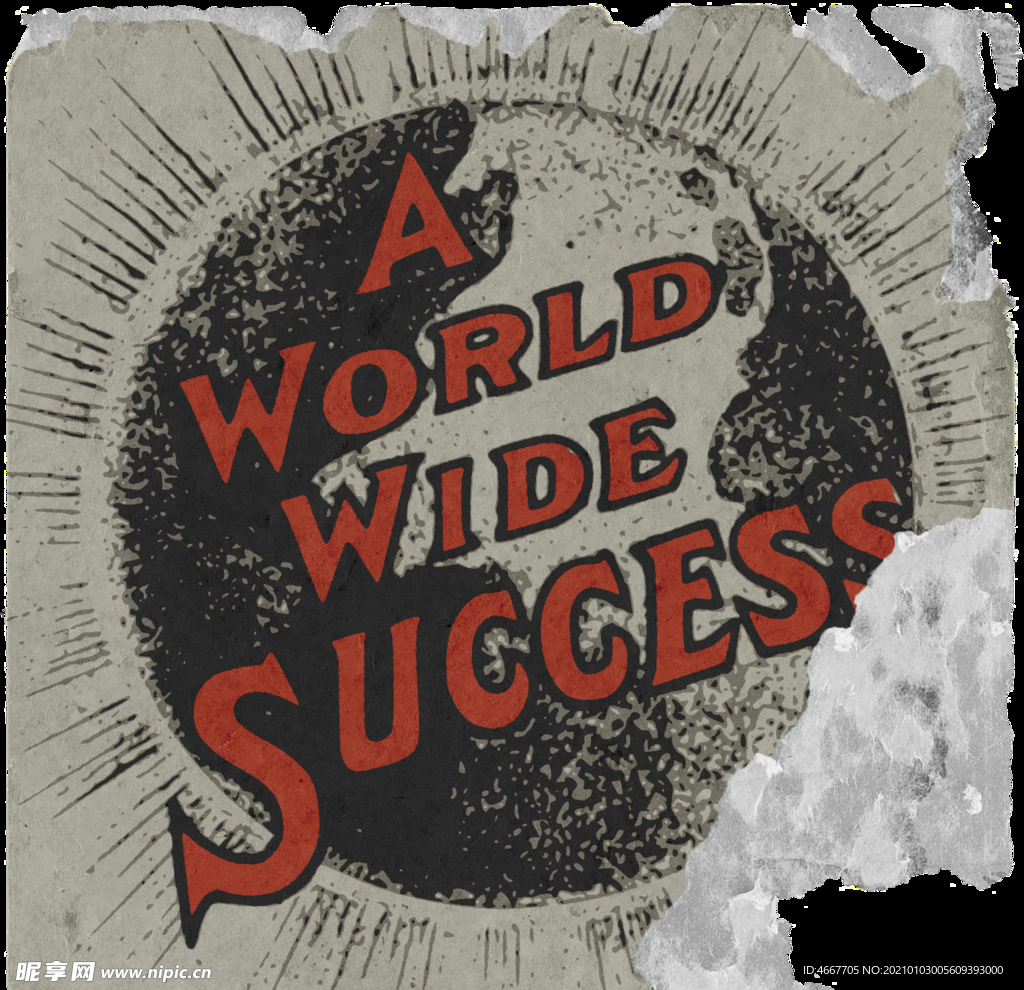 复古贴纸样机   怀旧潮流贴纸