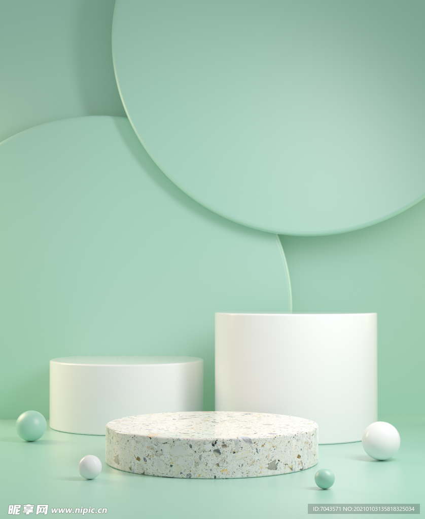 3D立体主图背景