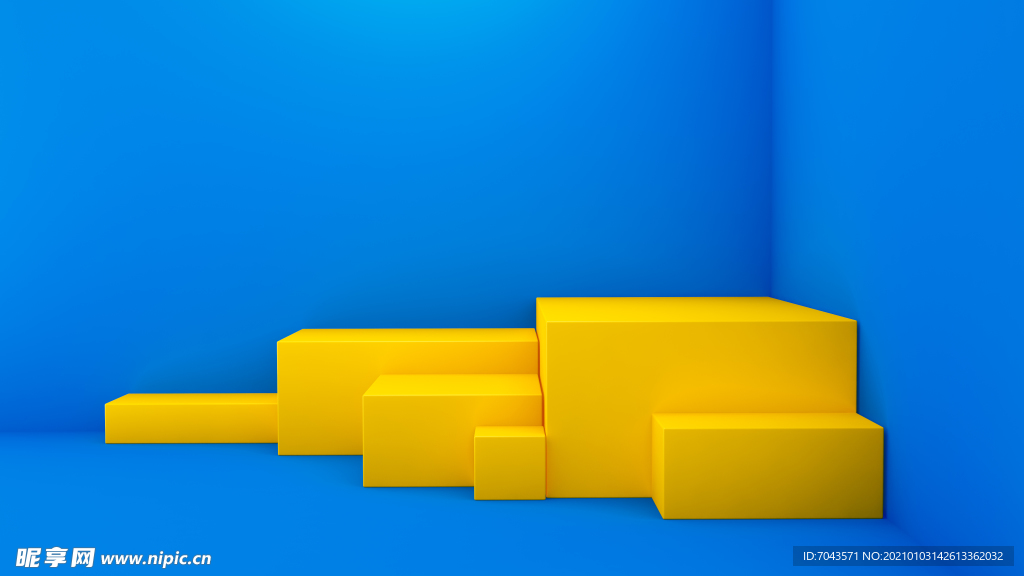 3D立体主图背景