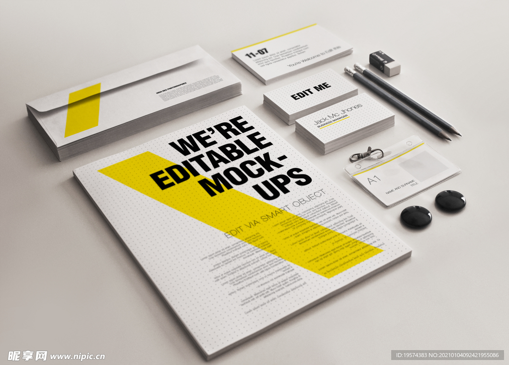 VI名片样机mockups