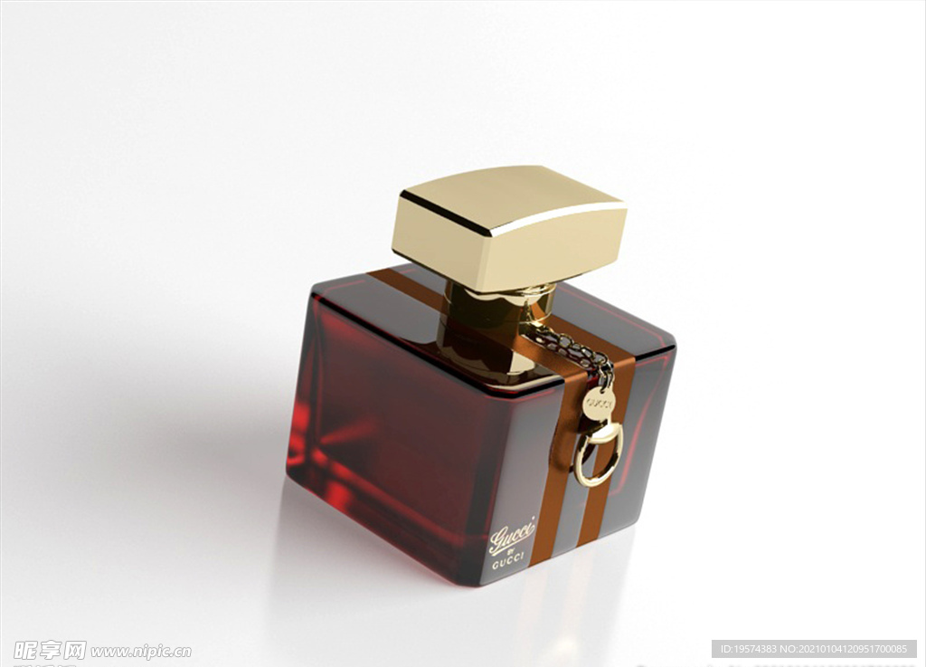 C4D香水模型