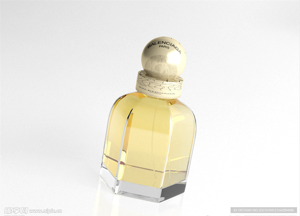 C4D香水模型