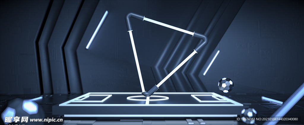 C4D 模型炫酷舞台场景