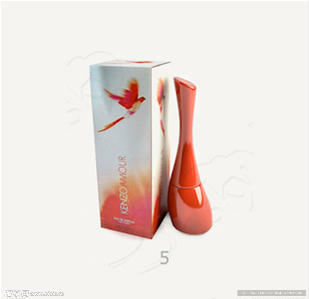C4D香水模型