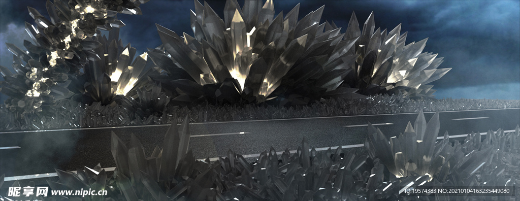 C4D 模型炫酷舞台场景