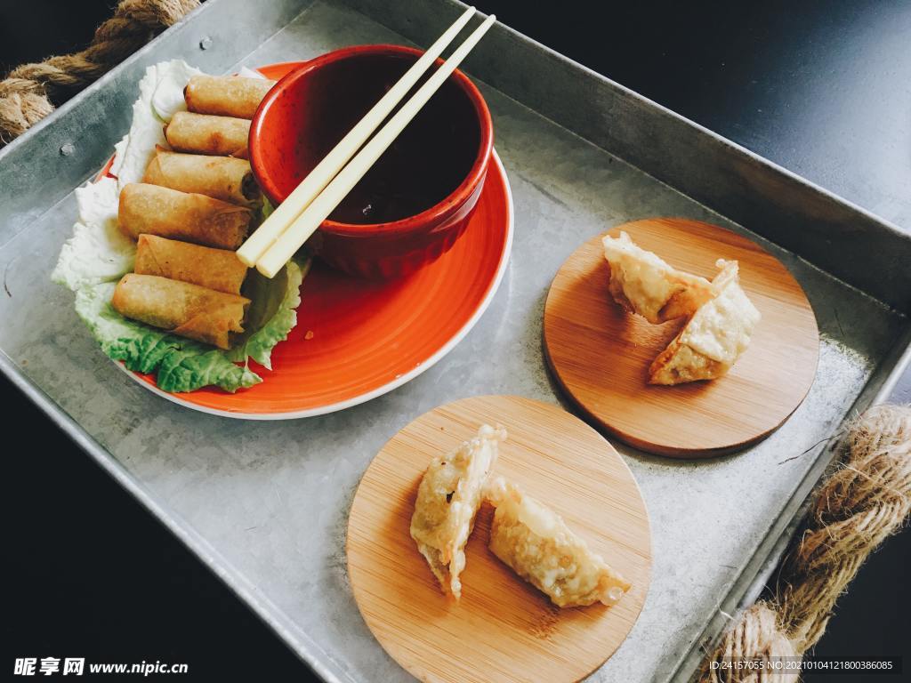 煎饺子