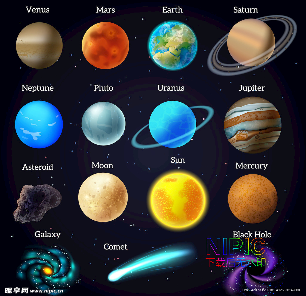 卡通星球行星