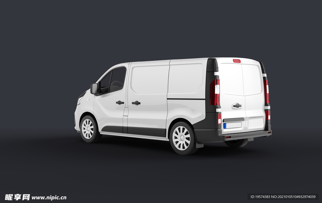 厢式货车外观设计样机模板