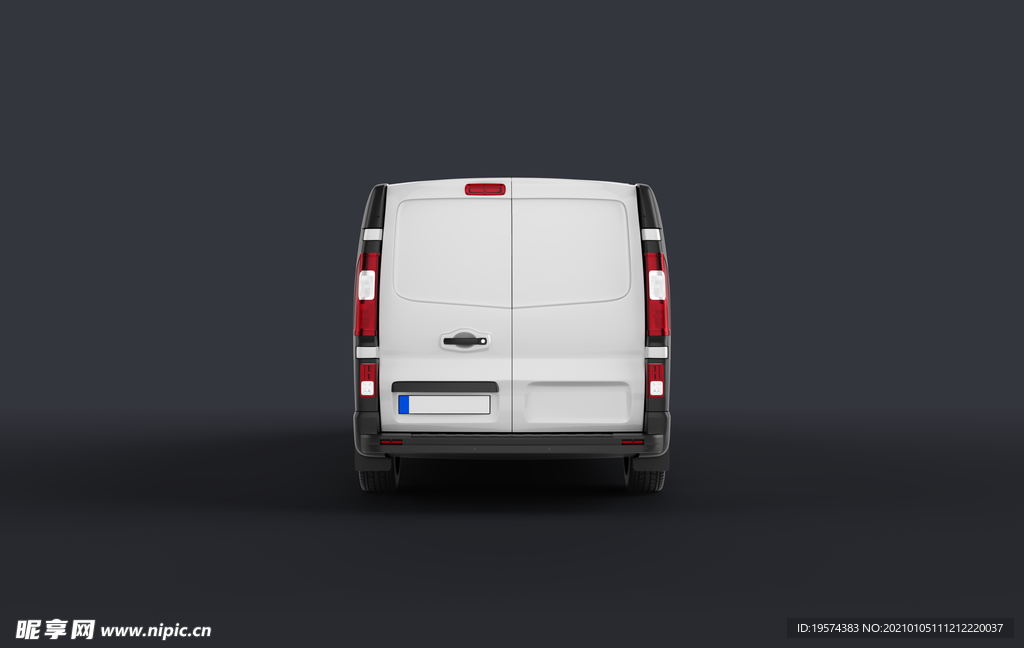 厢式货车外观设计样机模板