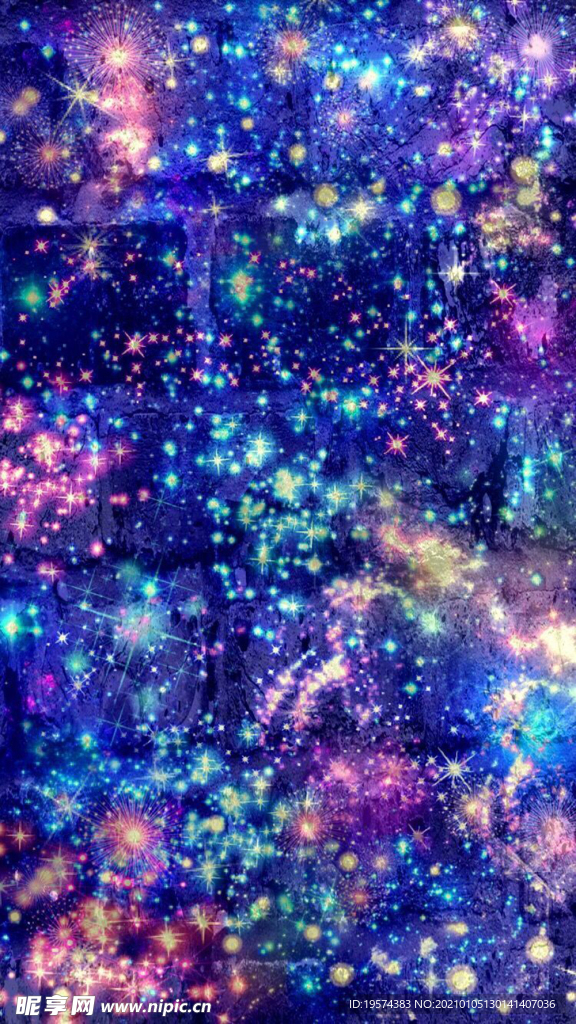 紫色星空背景纹理底纹