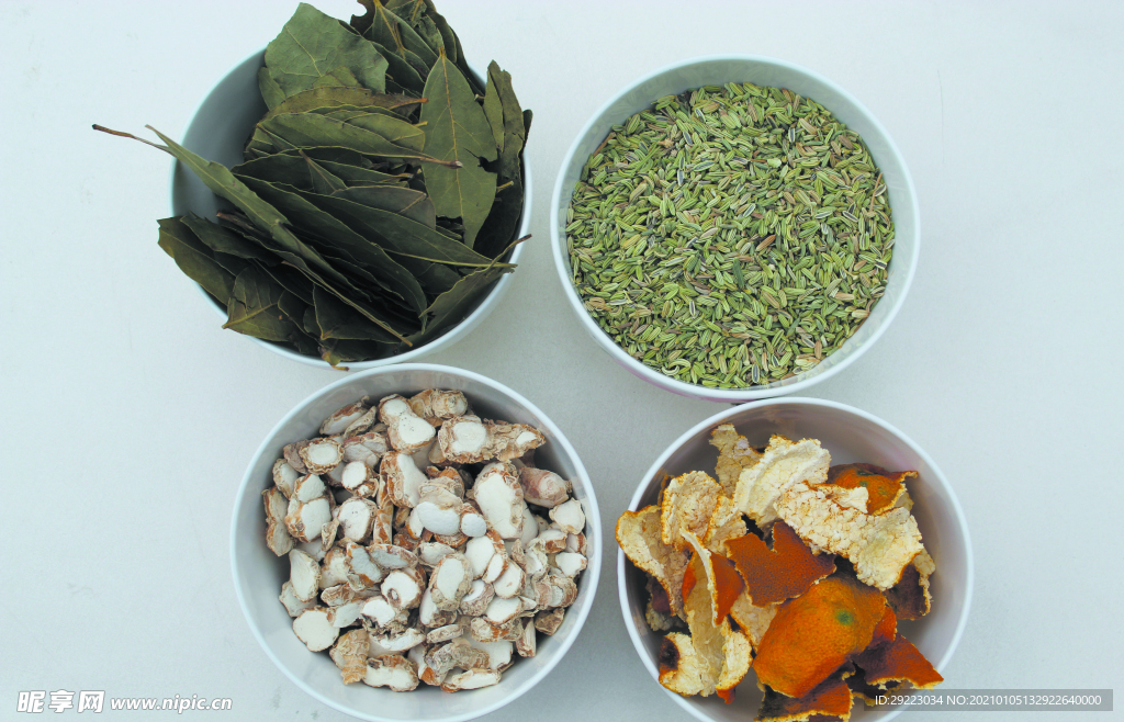 香叶  茴香  三奈  桔子皮