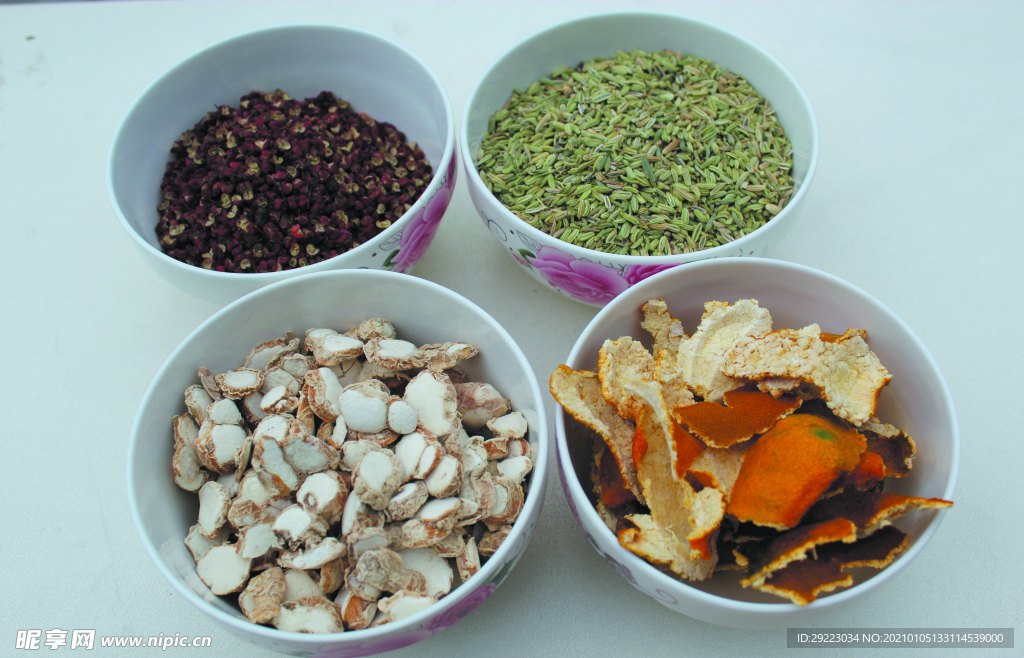 花椒  茴香  三奈  桔子皮