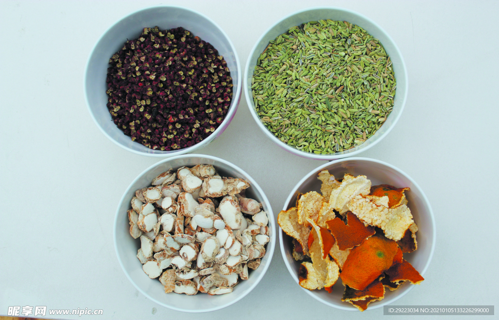 花椒  茴香  三奈  桔子皮