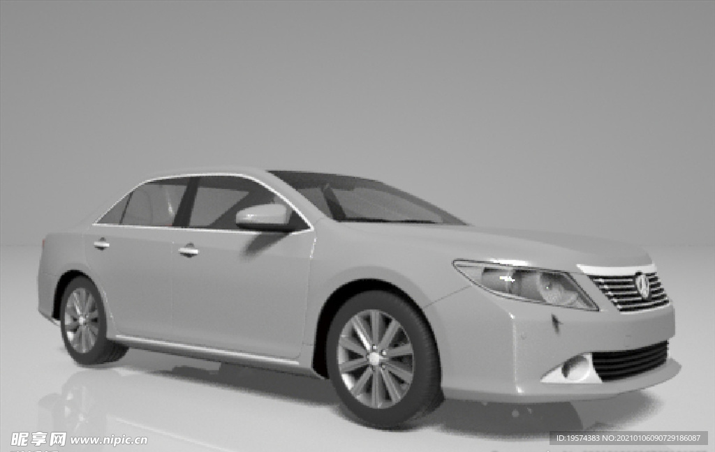 C4D模型丰田汽车模型