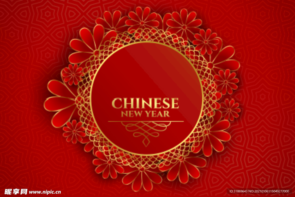 新年素材 展板背景