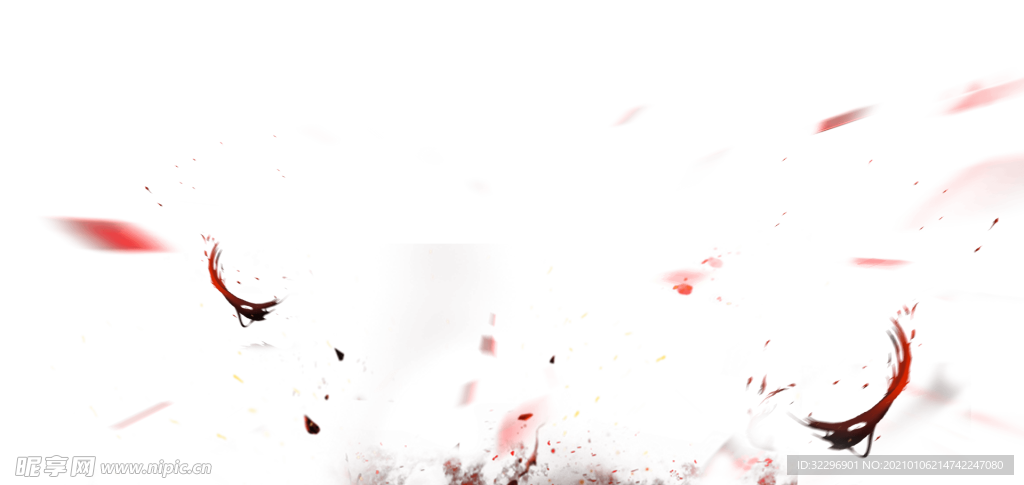 水墨 花瓣