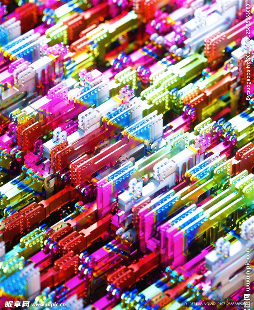 C4D模型设备零件仪器结构