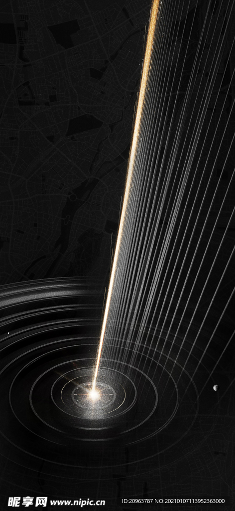 黑色 背景 地产 质感 城市