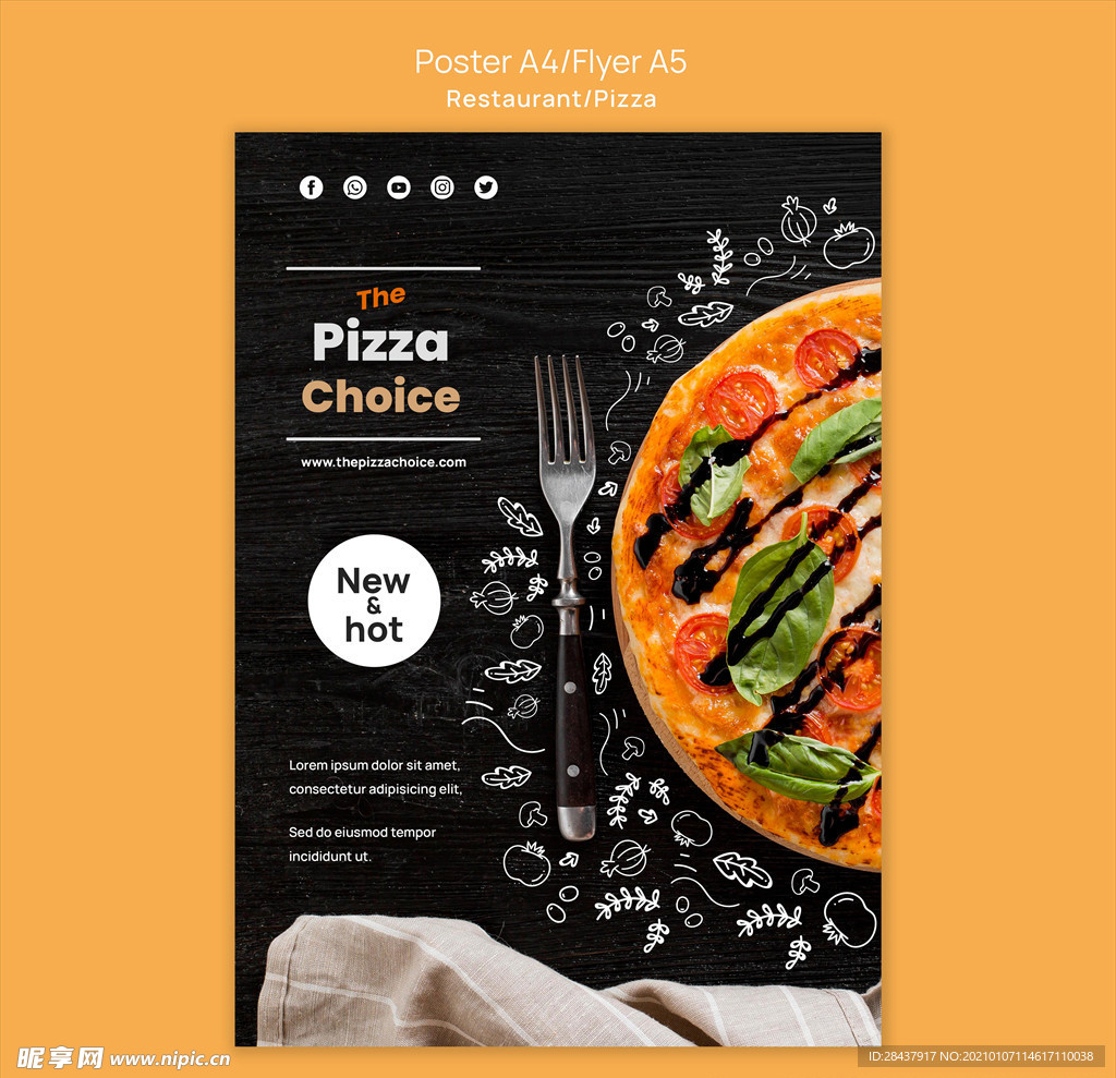 披萨海报