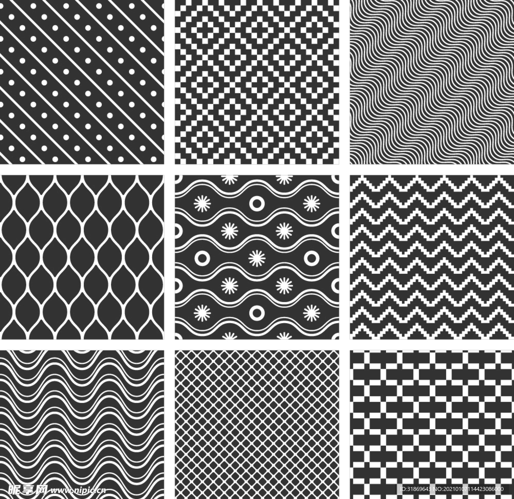 花纹图案 无缝印花