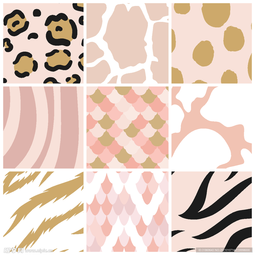 花纹图案 无缝印花