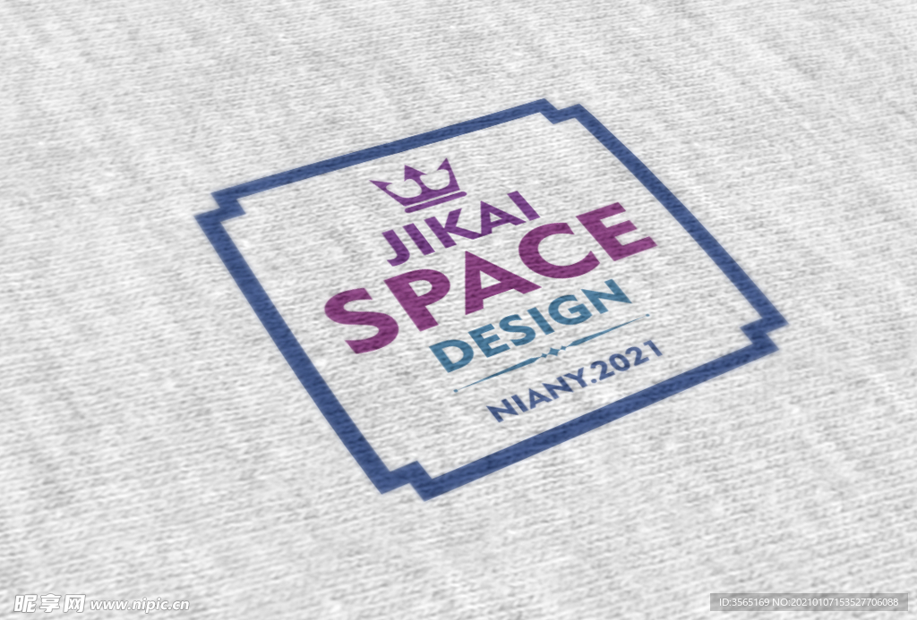 布面印花LOGO样机