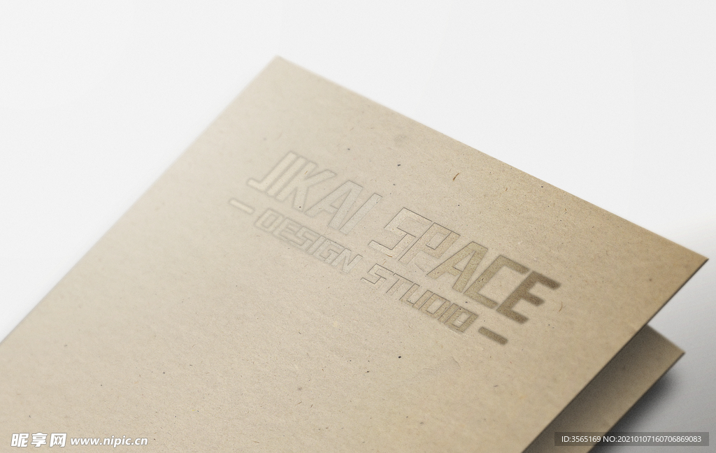 特种纸底纹LOGO质感样机